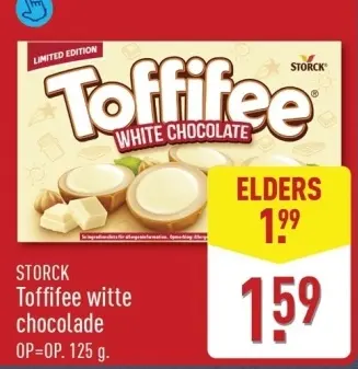 Aanbieding: Toffifee witte chocolade