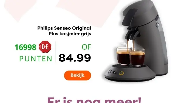 Aanbieding: Senseo Original Plus kasjmier grijs