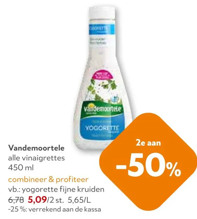 Promotie: Vandemoortele alle vinaigrettes