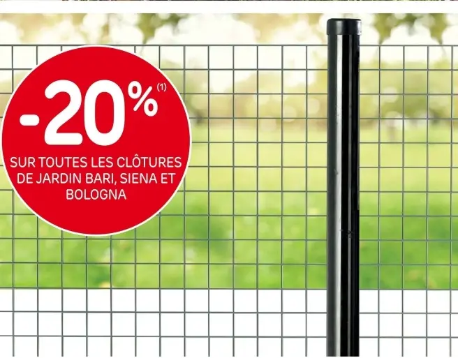 Offre: Clôtures de jardin bari, siena et bologna