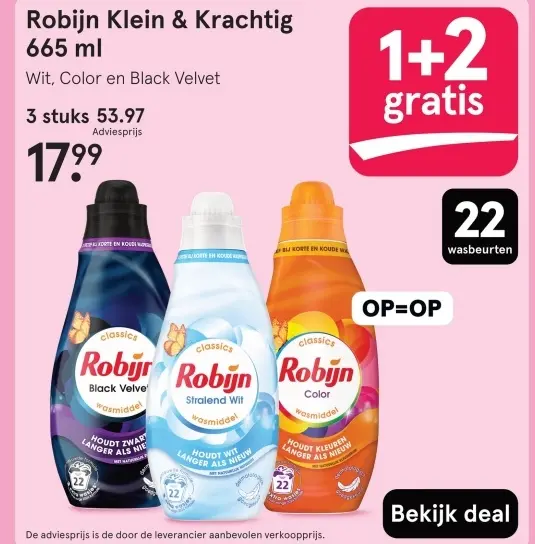 Aanbieding: Robijn Klein & Krachtig
