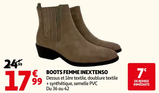 Promotie: Boots femme