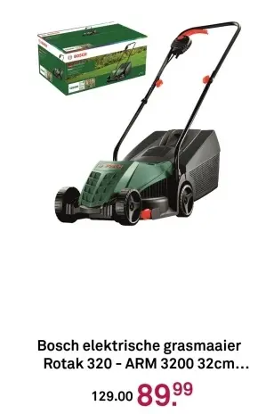 Aanbieding: Elektrische grasmaaier Rotak 320 - ARM 3200 32cm