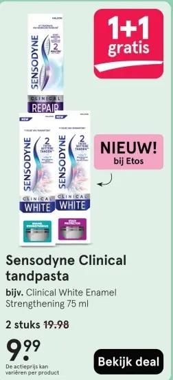 Aanbieding: Sensodyne Clinical tandpasta