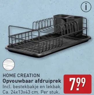 Aanbieding: Opvouwbaar afdruiprek