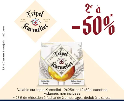 Offre: Triple Karmeliet