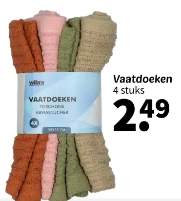 Promotie: Vaatdoeken