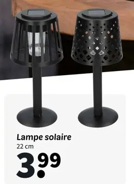 Offre: Lampe solaire