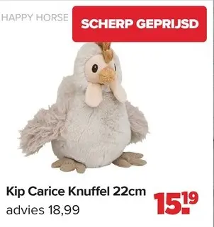 Aanbieding: Kip Carice knuffel