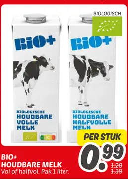 Aanbieding: Bio+ houdbare melk