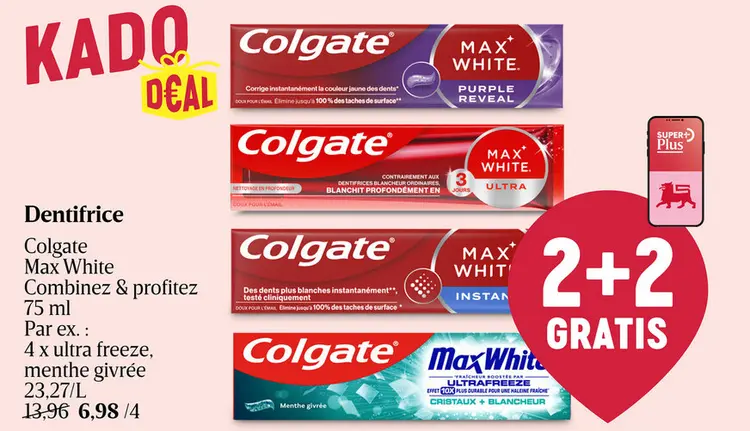 Offre: Dentifrice Max White
