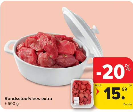 Promotie: Rundsstoofvlees extra
