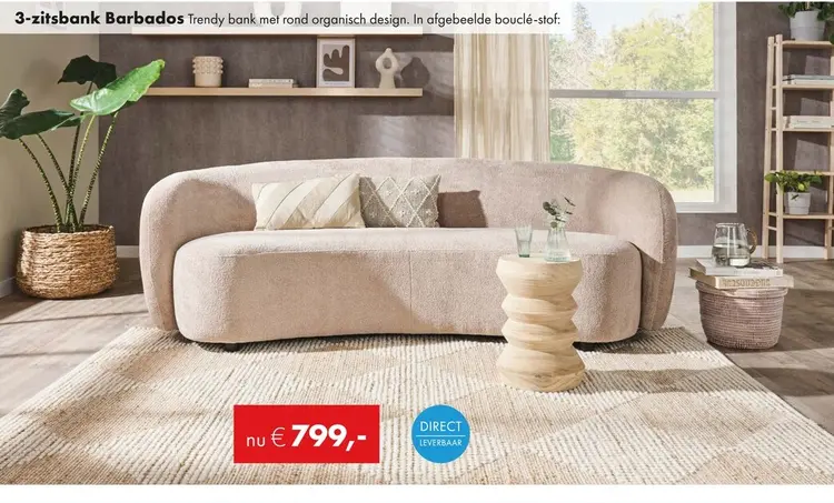 Aanbieding: Barbados 3-zits