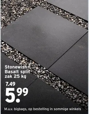 Aanbieding: Basalt split