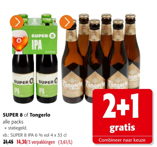 Promotie: Super 8 of Tongerlo speciaalbier