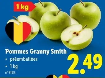 Offre: Pommes Granny Smith
