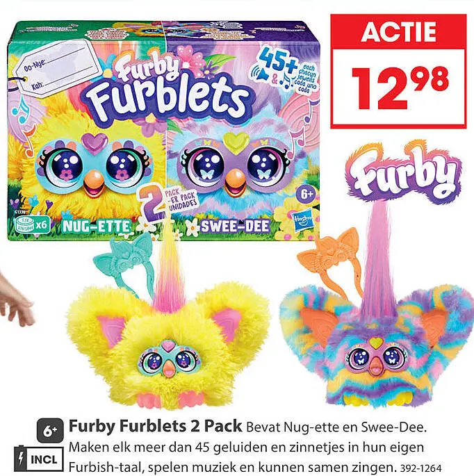 Aanbieding: Furby Furblets 2 Pack