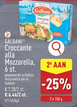 Aanbieding: Croccante alla Mozzarella