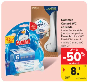 Offre: Gammes Canard WC et Glade