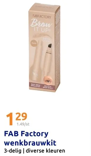 Aanbieding: wenkbrauwkit