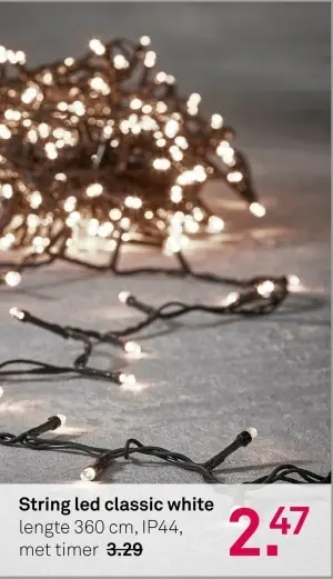 Aanbieding: String led classic white