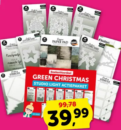 Promotie: Green Christmas Studio Light Actiepakket