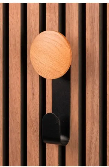 Aanbieding: Lattenwand accessoire hanger licht eiken