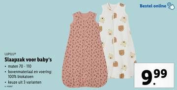 Aanbieding: Slaapzak voor baby's