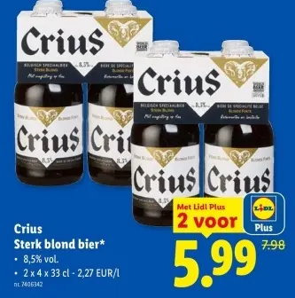 Promotie: Sterk blond bier