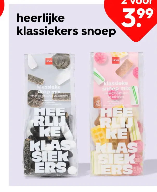Promotie: Heerlijke klassiekers snoep