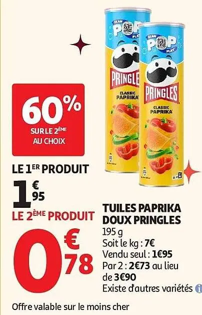 Promotie: Tuiles paprika doux