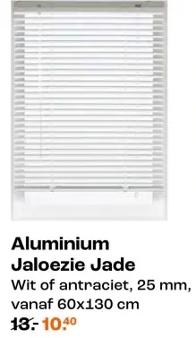 Promotie: Aluminium Jaloezie Jade