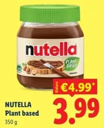 Aanbieding: Nutella Plant based