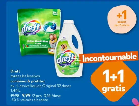 Offre: Lessive liquide Original 32 doses