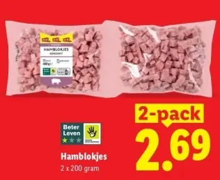 Aanbieding: Hamblokjes