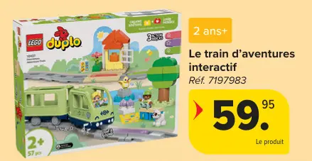 Offre: Le train d'aventures interactif