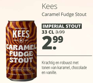 Aanbieding: Kees Caramel Fudge Stout