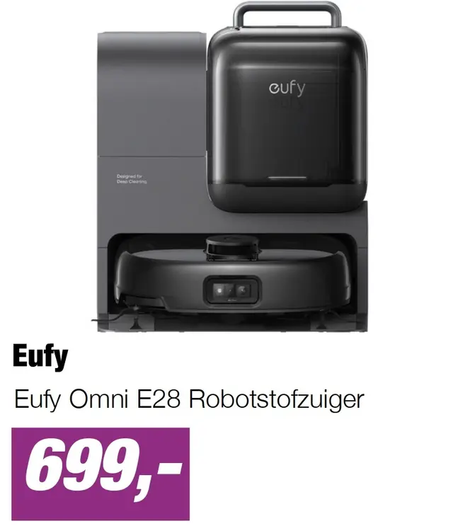 Aanbieding: Eufy Omni E28 Robotstofzuiger