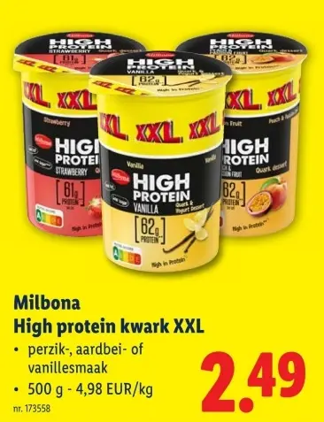 Promotie: High protein kwark XXL