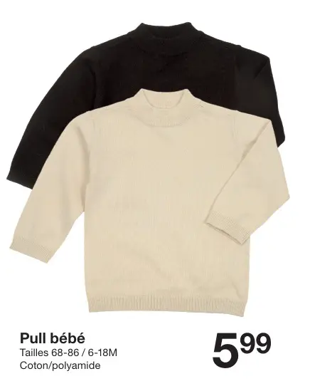 Offre: Pull bébé