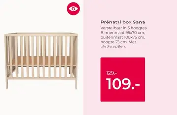 Aanbieding: Prénatal box Sana
