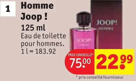 Offre: Homme Eau de toilette pour hommes