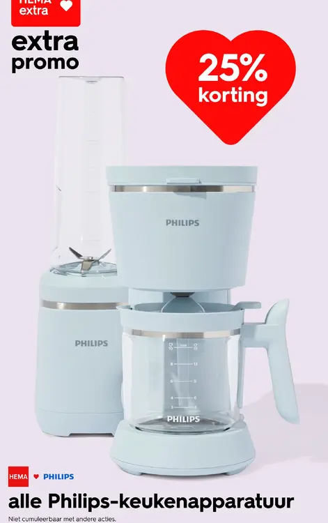 Promotie: Alle Philips keukenapparatuur