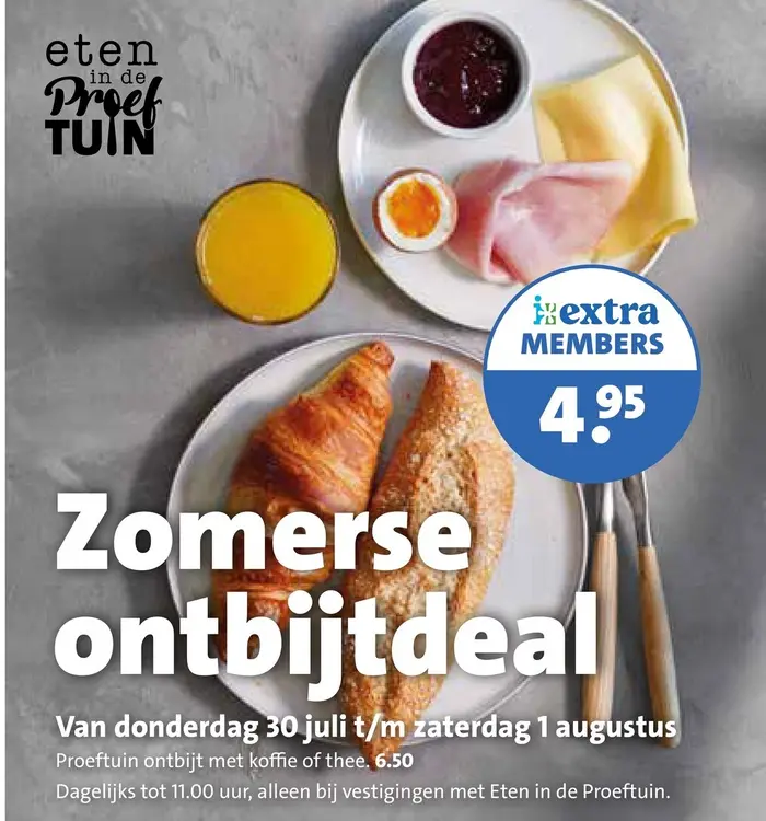 Aanbieding: Zomerse ontbijtdeal