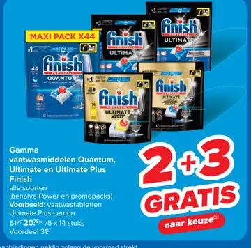 Aanbieding: Gamma vaatwasmiddelen Quantum, Ultimate en Ultimate Plus