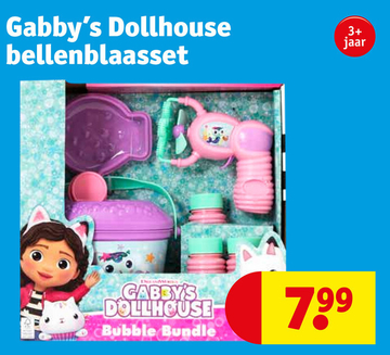 Aanbieding: Gabby's Dollhouse bellenblaasset