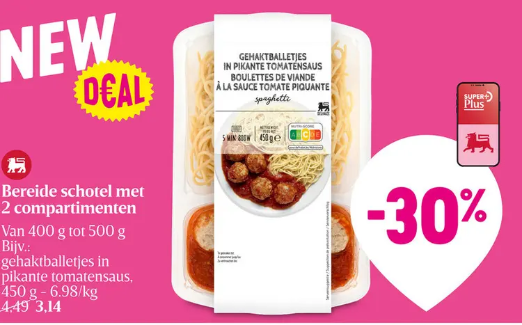 Aanbieding: Gehaktballetjes in pikante tomatensaus