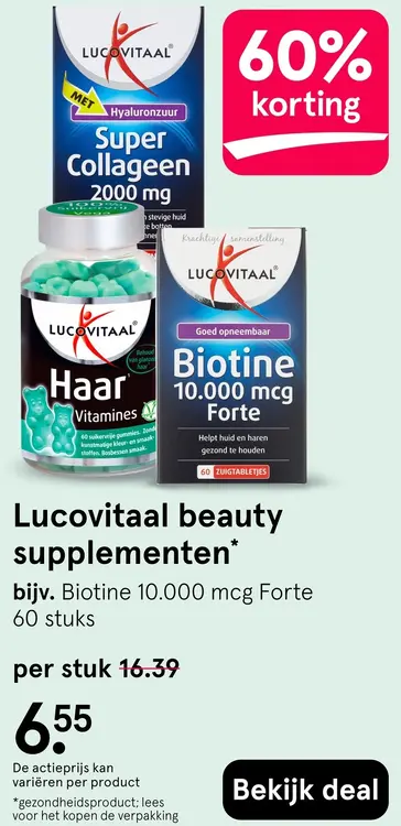 Aanbieding: Beauty supplementen