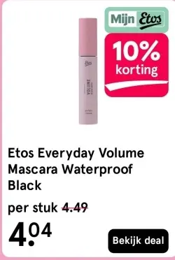 Aanbieding: Everyday Volume Mascara Waterproof Black