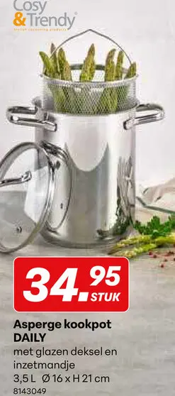 Promotie: Asperge kookpot